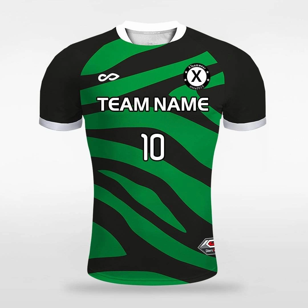 Jungle - Customized Men's Sublimated  Soccer Jersey