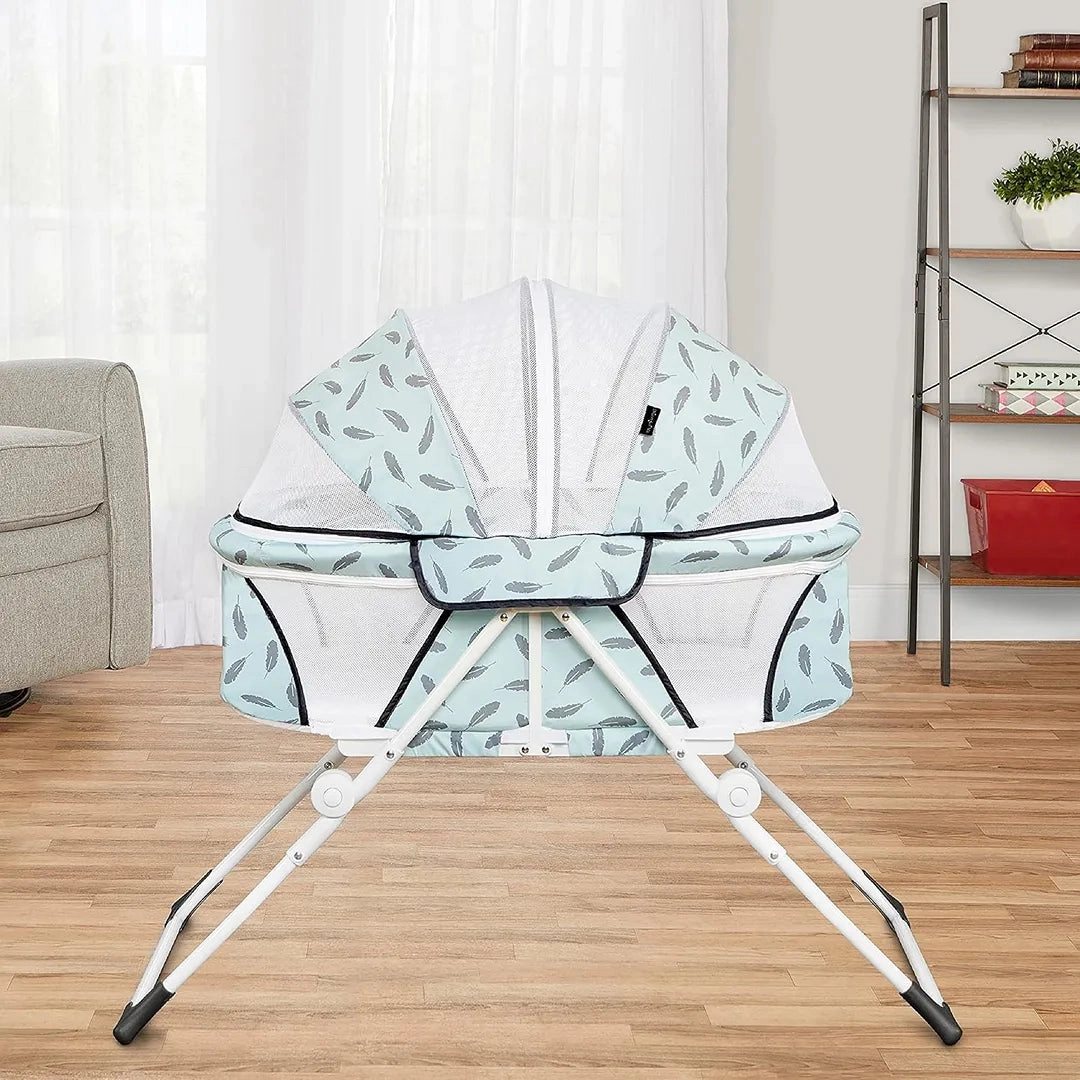 Karley Plus Portable Bassinet - Ice Blue