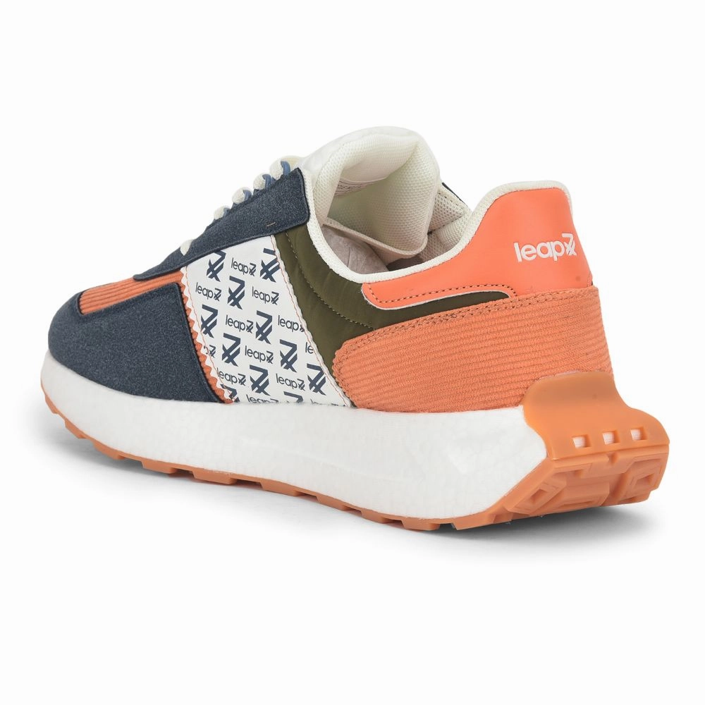 Leap7x Sports Lacing Running Shoes For Men (Blue) XL-TG-01 By Liberty