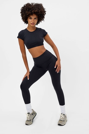 Lively High Waist Legging - Black