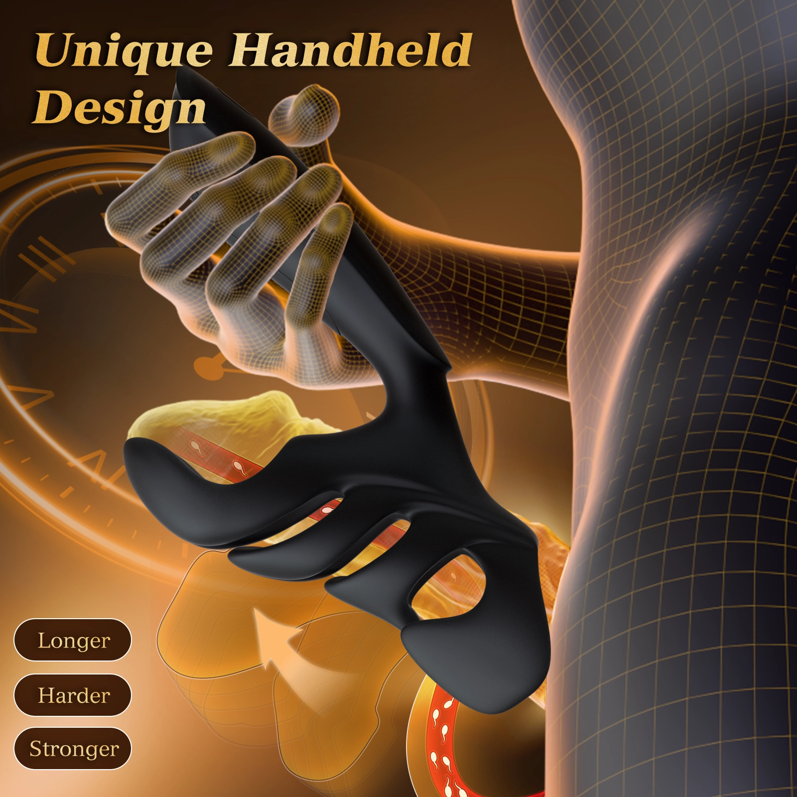 Male Sex Toy Penis Training Vibrator
