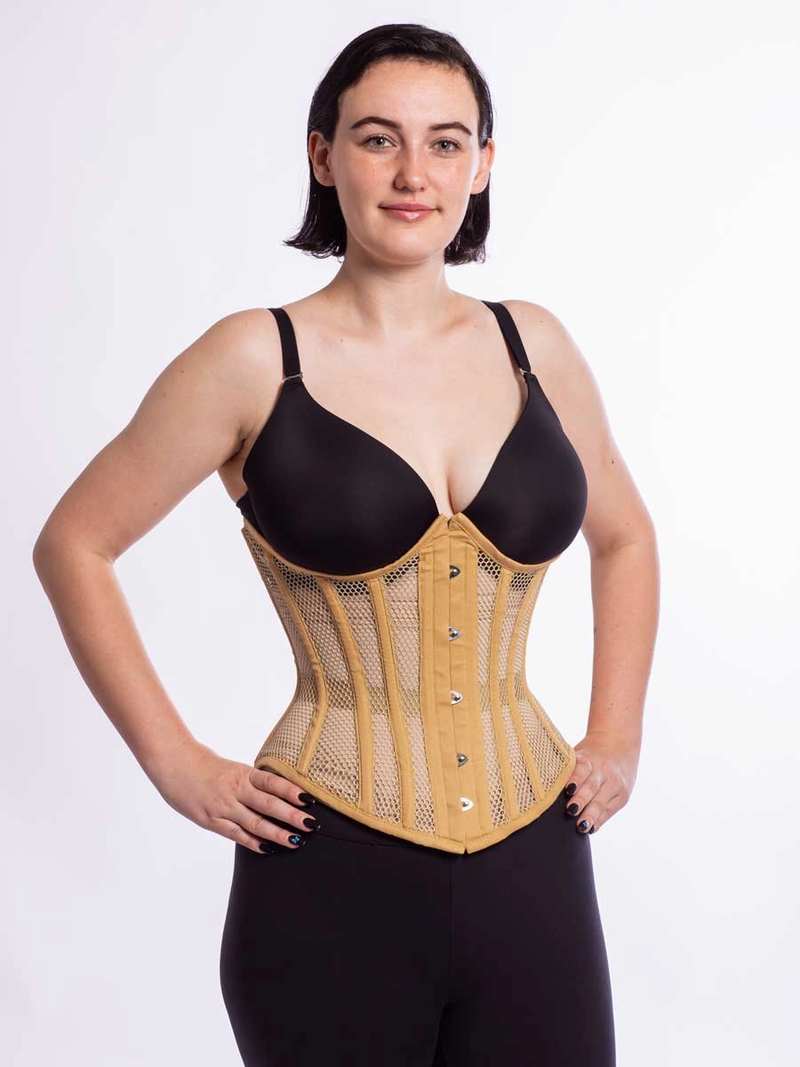 Mesh Romantic Curve Longline Underbust Corset : CS-345
