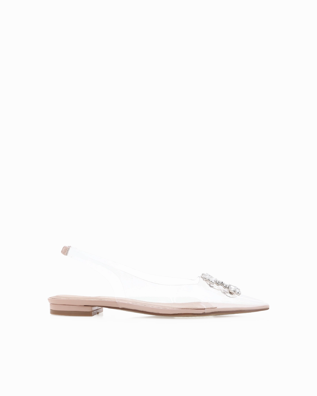 MIREILLE - CLEAR-NUDE DIAMANTE