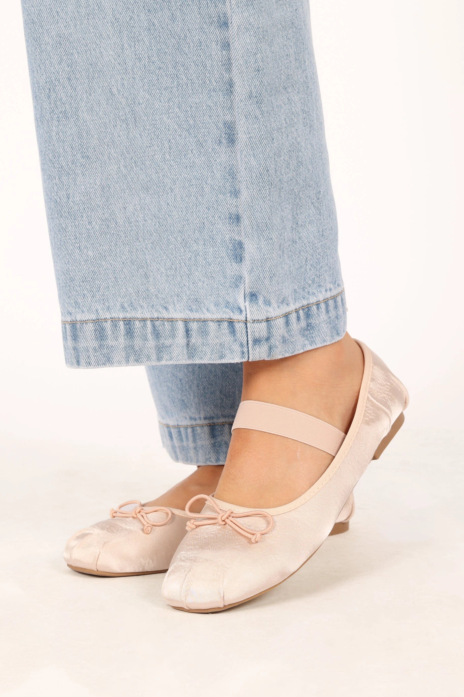 Mystic Ballet Flat - Blush Satin