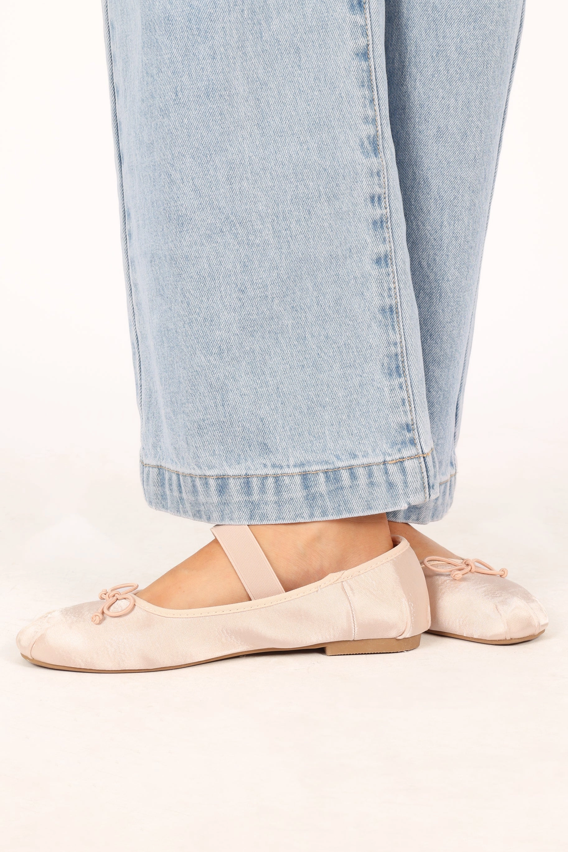 Mystic Ballet Flat - Blush Satin