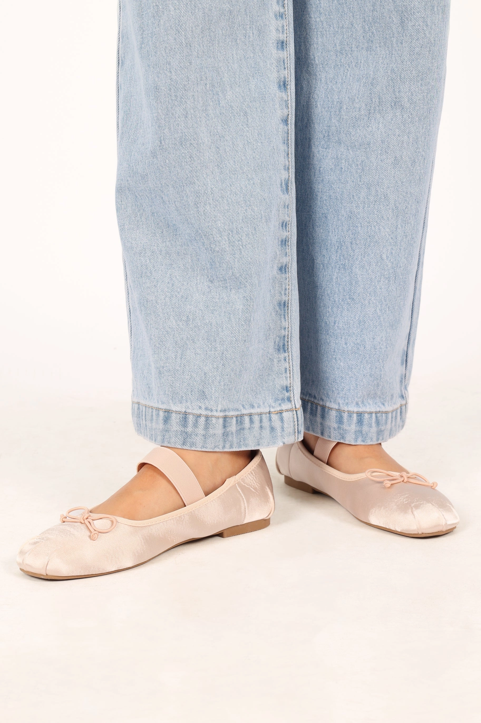 Mystic Ballet Flat - Blush Satin