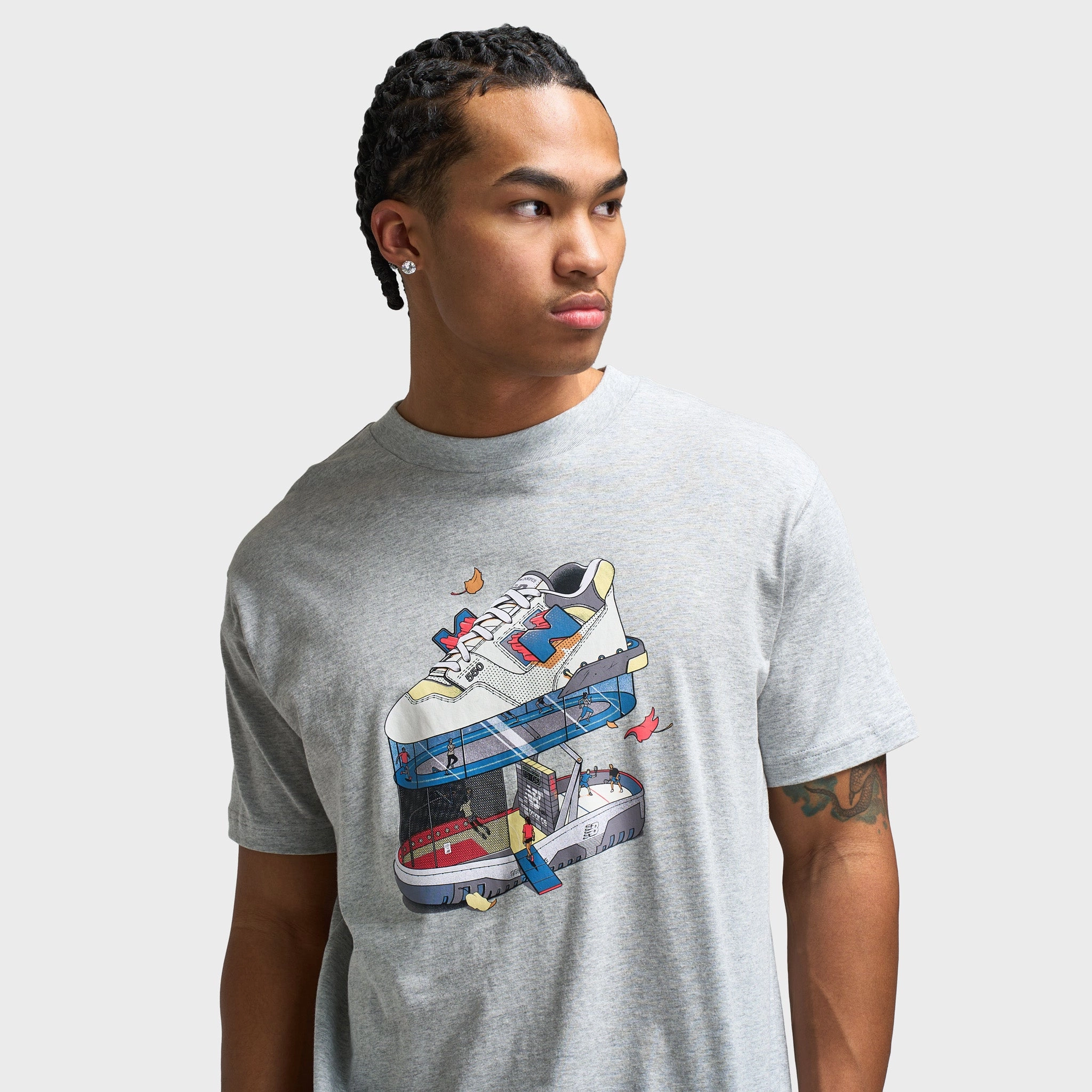 New Balance Fitness Center T-Shirt / Athletic Grey