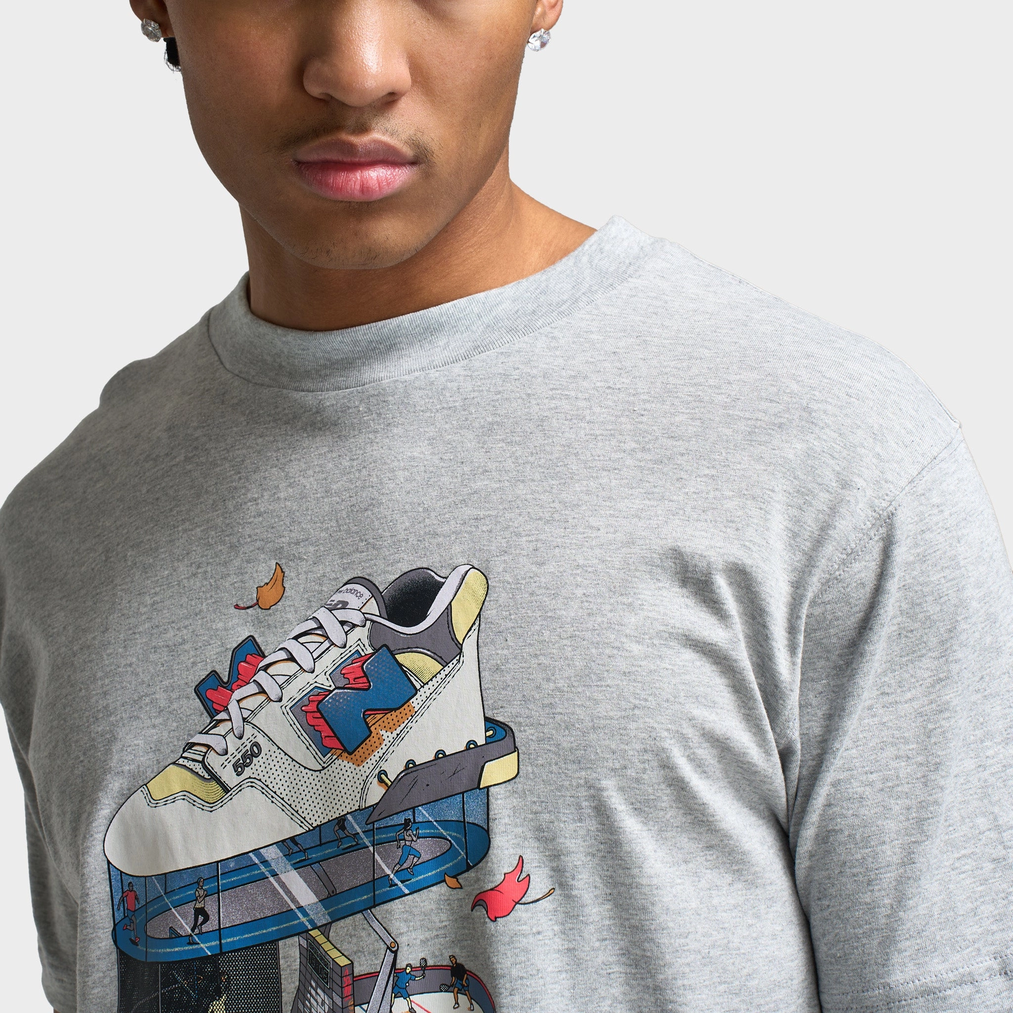 New Balance Fitness Center T-Shirt / Athletic Grey
