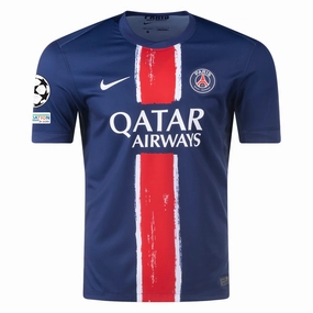 Nike Paris Saint-Germain Home Jersey w/ Champions League Patches 24/25 (Midnight Navy/White)