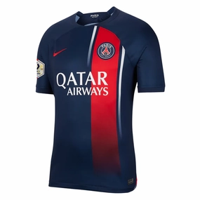 Nike Paris Saint-Germain Home Jersey w/ Ligue 1 Champions Patch 23/24 (Midnight Navy)