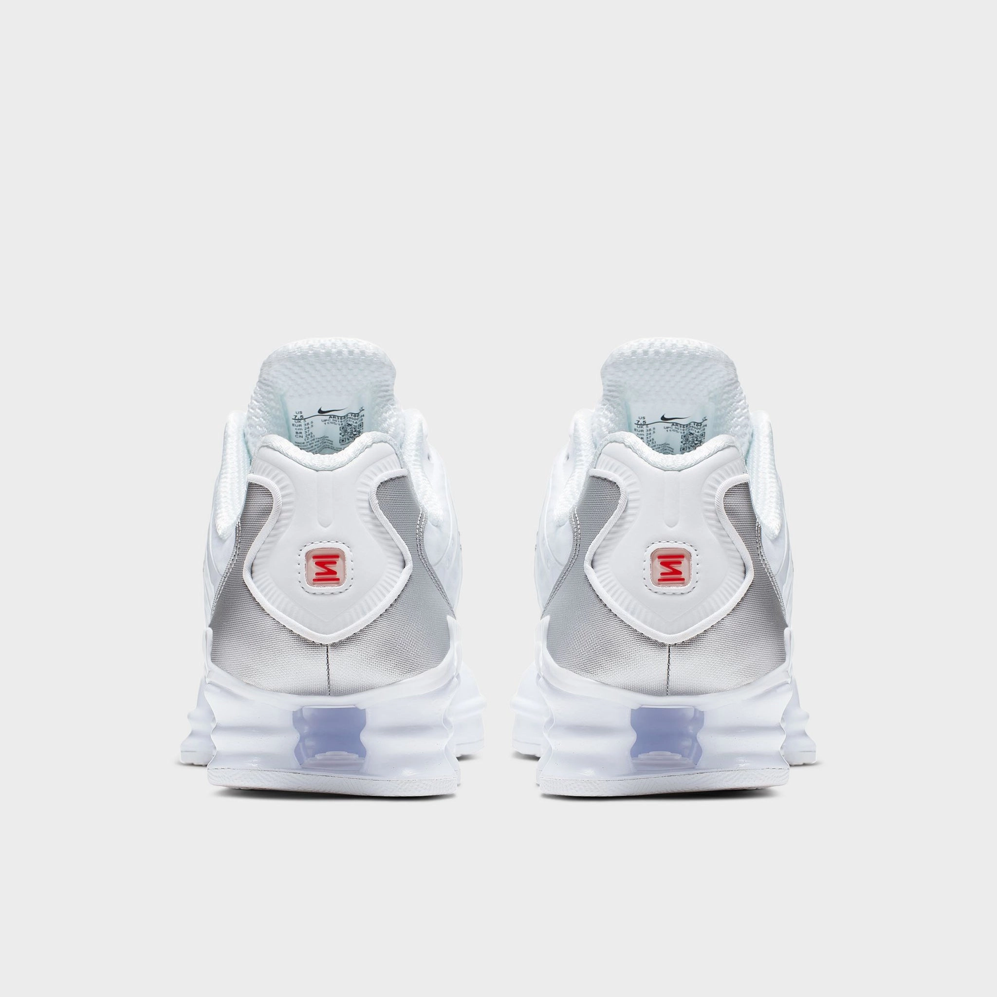 Nike Women's Shox TL White / White - Metallic Silver