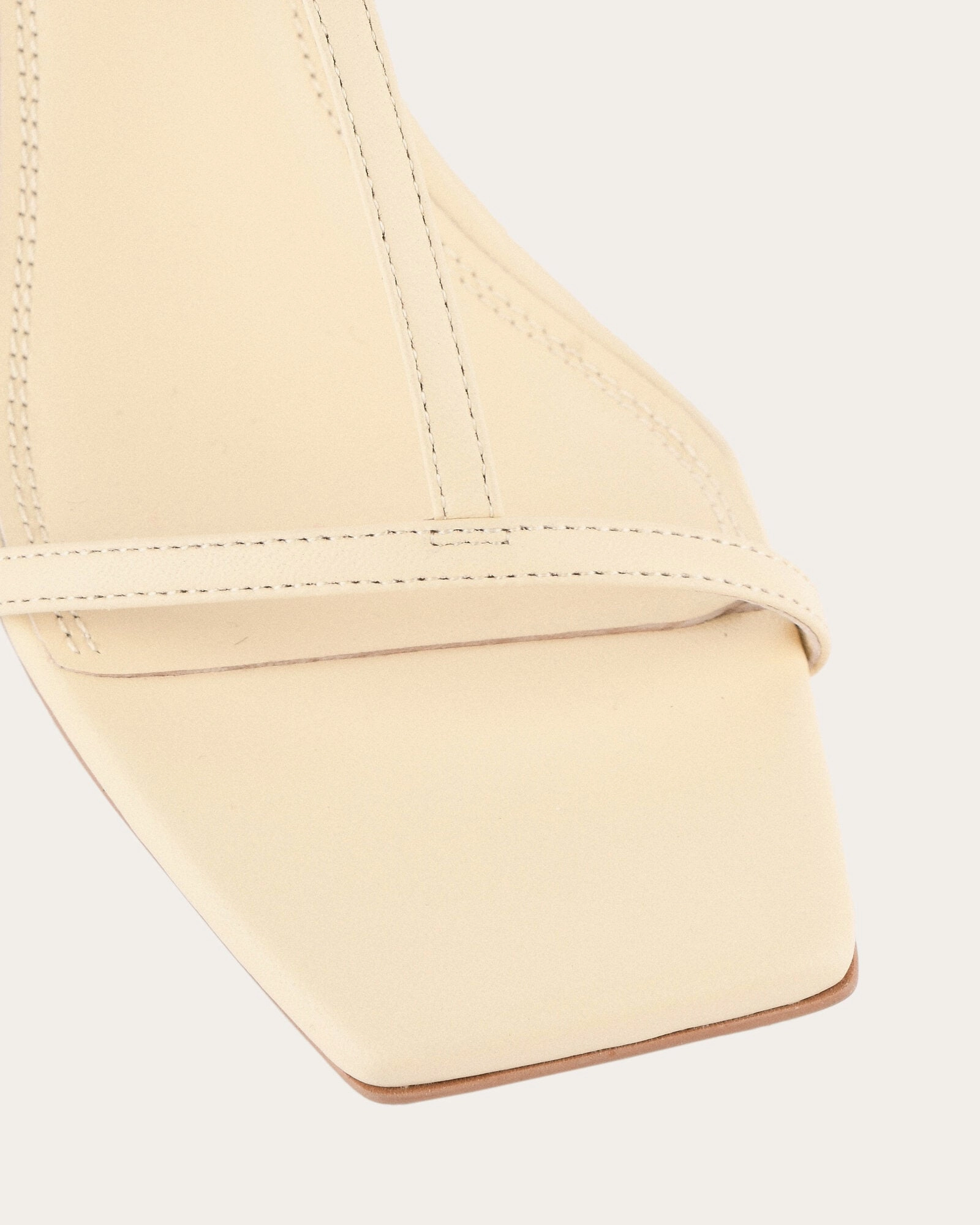 OPHELIA MID HEEL WEDGES BUTTER LEATHER