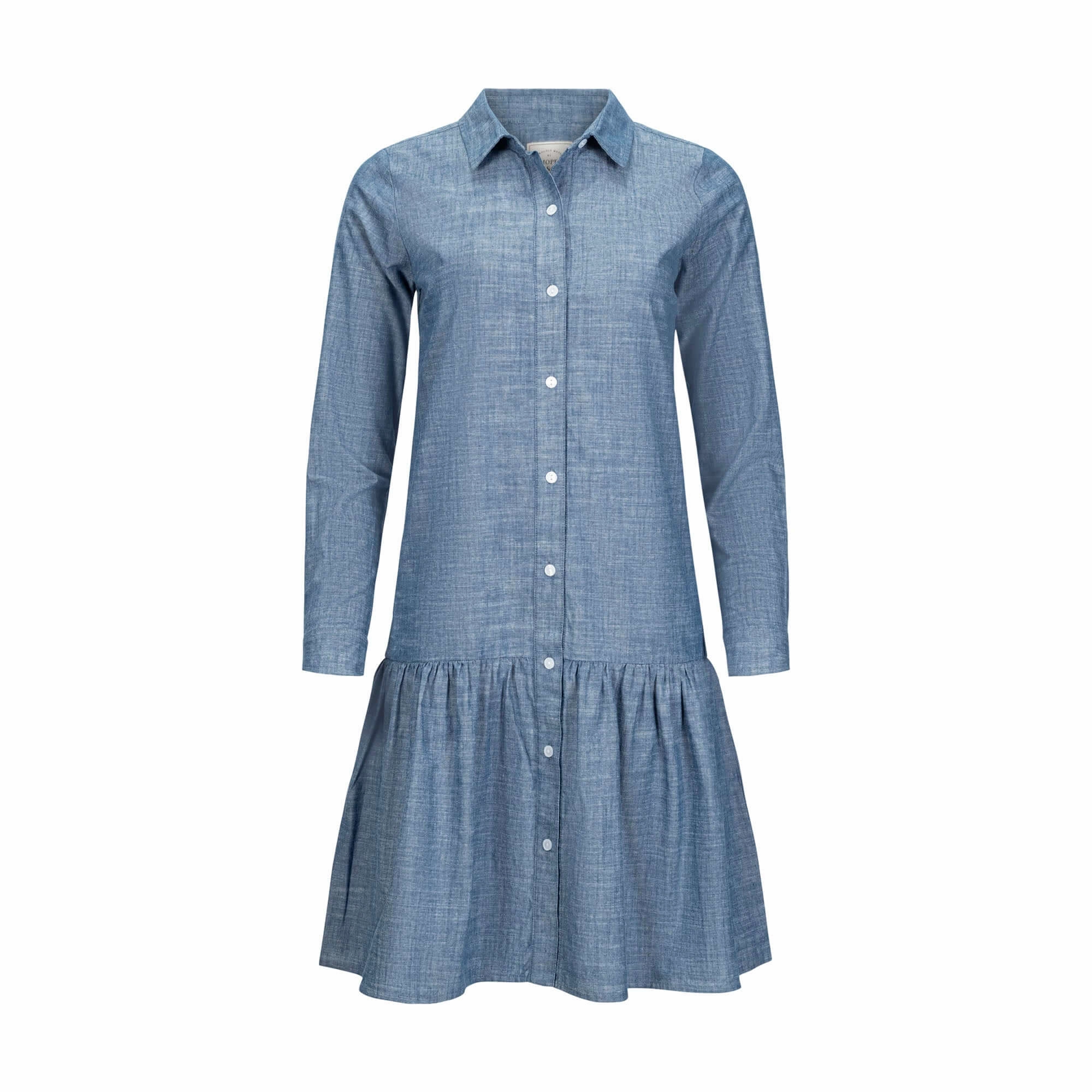Organic Drop Waist Shirt Dress