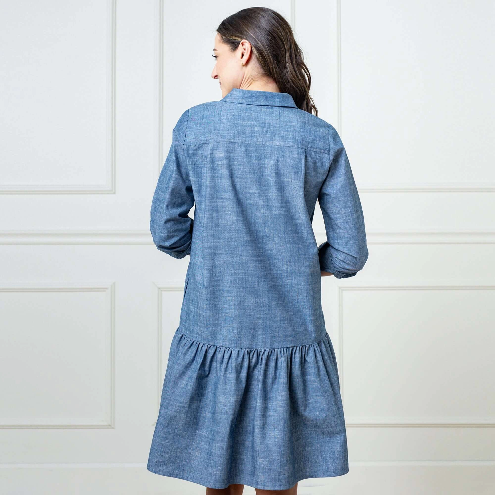 Organic Drop Waist Shirt Dress