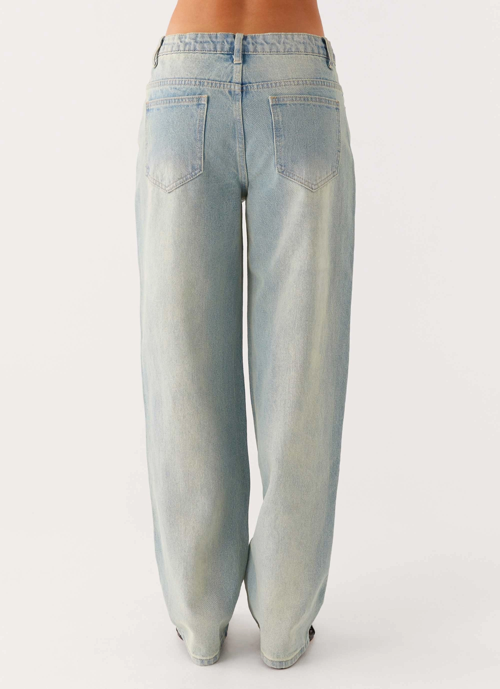 Poppy Low Rise Jeans - Vintage Denim