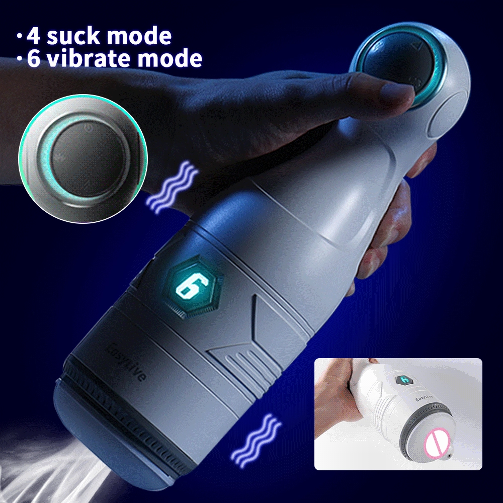 Quusvik- Automatic Sucking Masturbation Blowjob Masturbator Vibrating Oral Sex Toys For Men