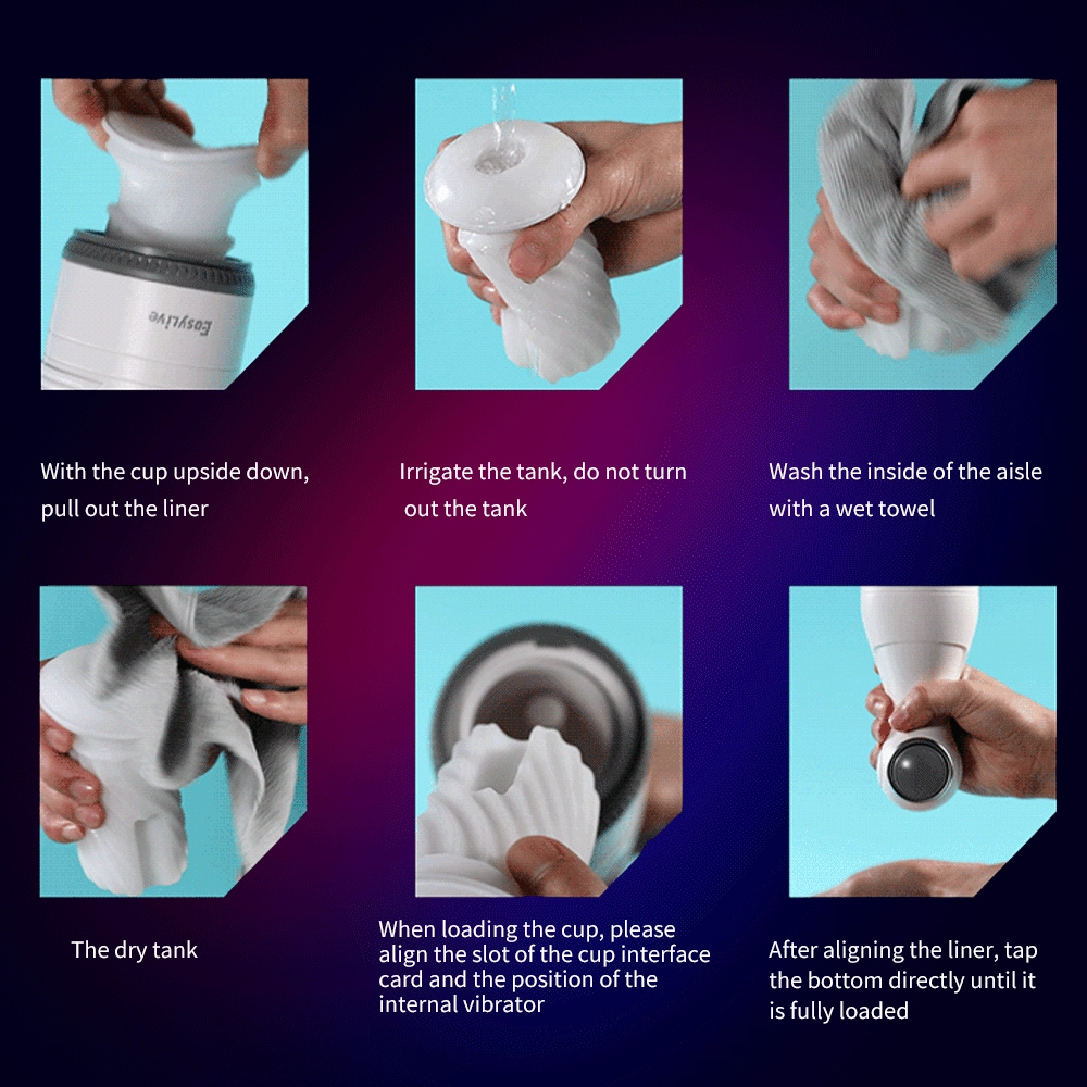 Quusvik- Automatic Sucking Masturbation Blowjob Masturbator Vibrating Oral Sex Toys For Men