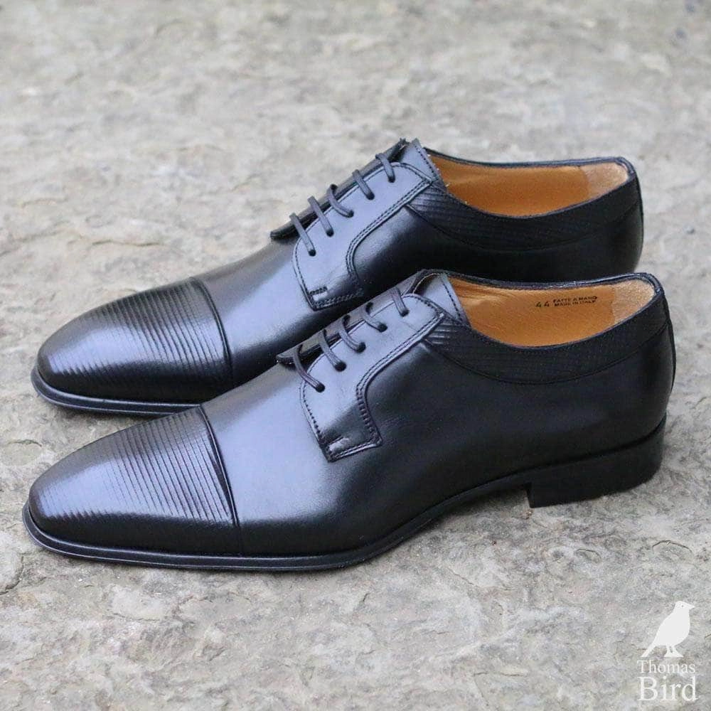 Richmond Cap Toe Derby Black