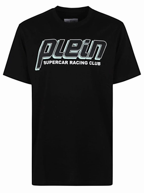 Round Neck Black Cotton T-Shirt