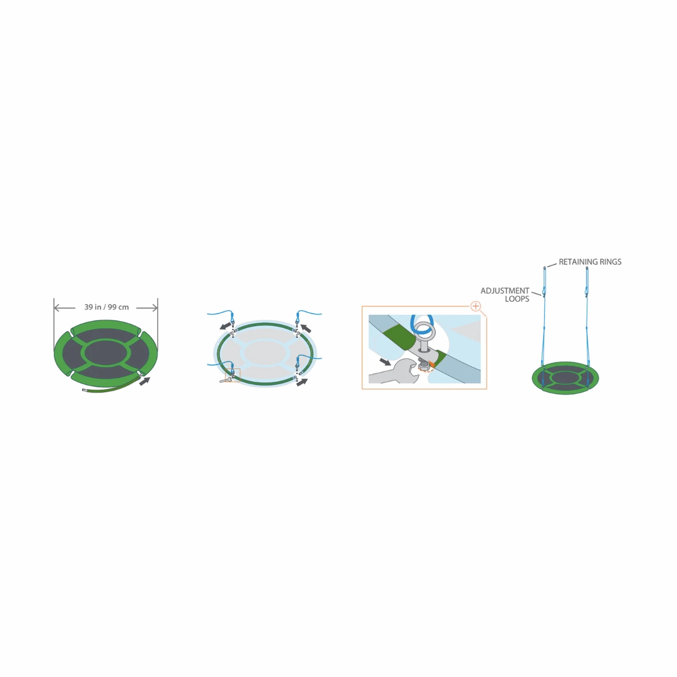 Round Platform (Tree) Swing
