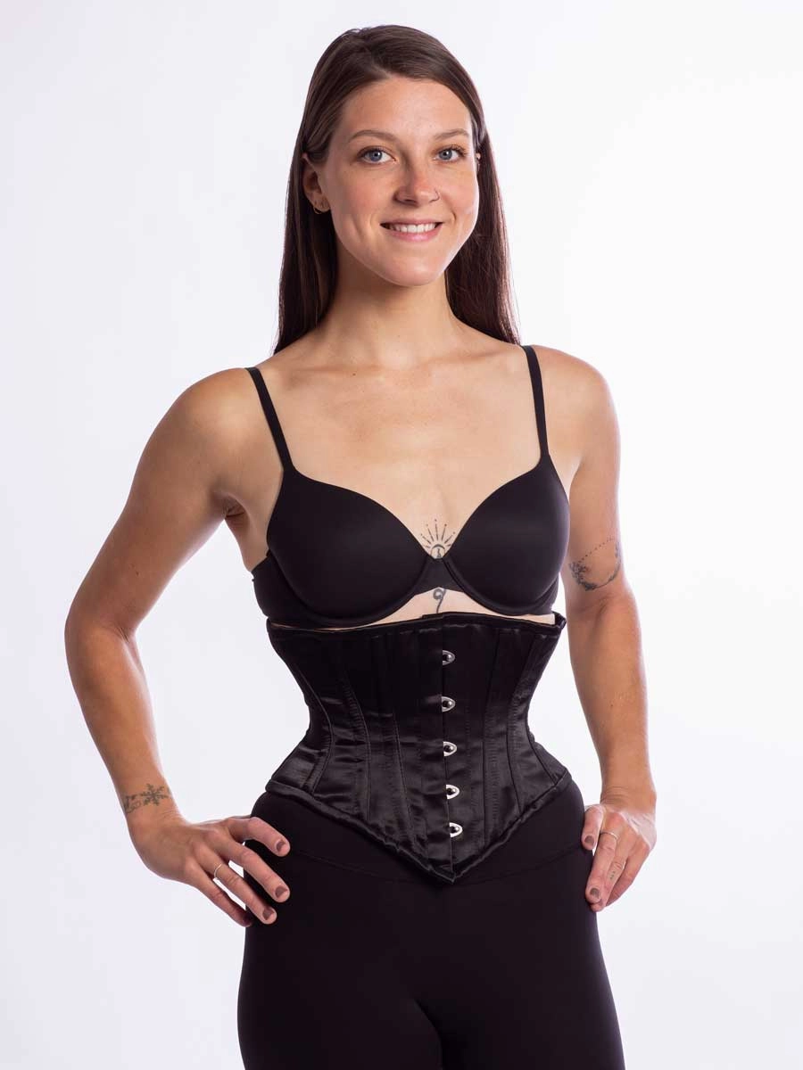 Satin Hourglass Curve Waspie Underbust Corset : CS-201