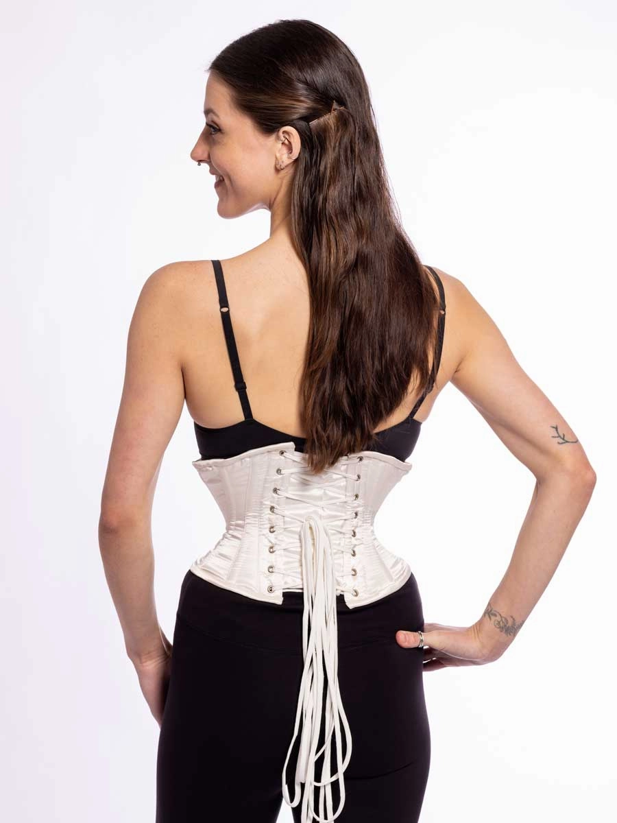 Satin Hourglass Curve Waspie Underbust Corset : CS-201