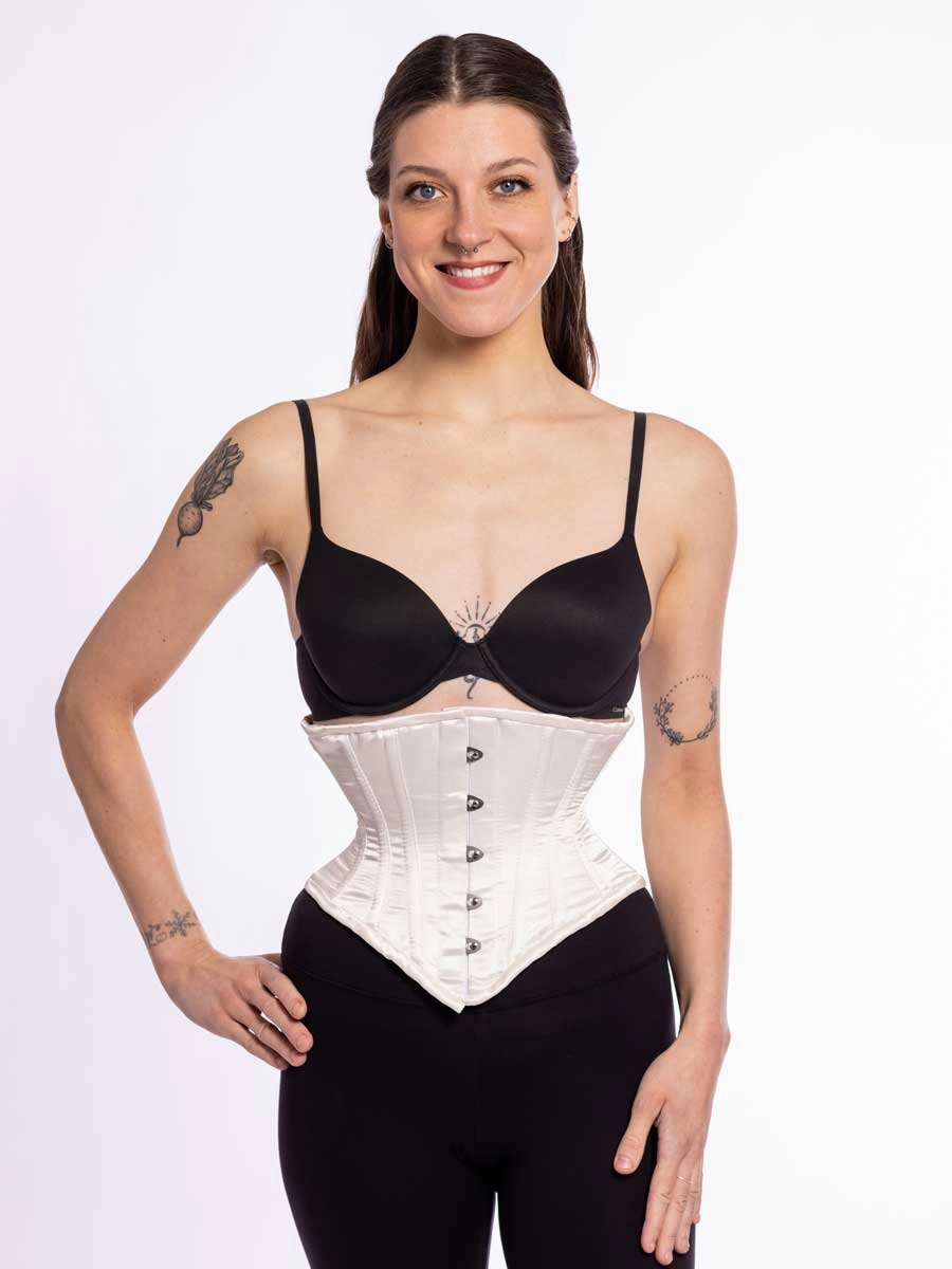 Satin Hourglass Curve Waspie Underbust Corset : CS-201