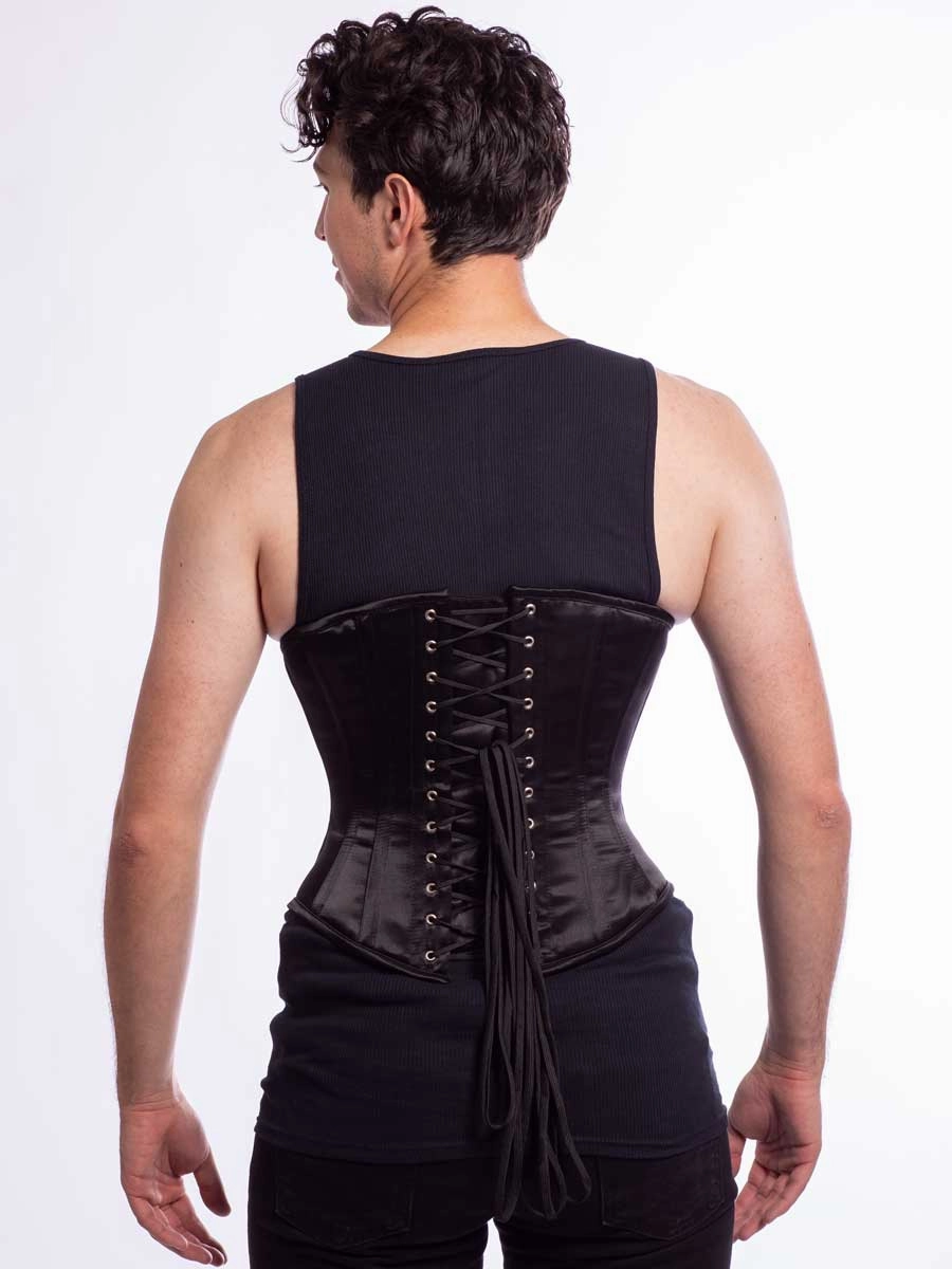 Satin Romantic Curve Longline Underbust Corset : CS-345