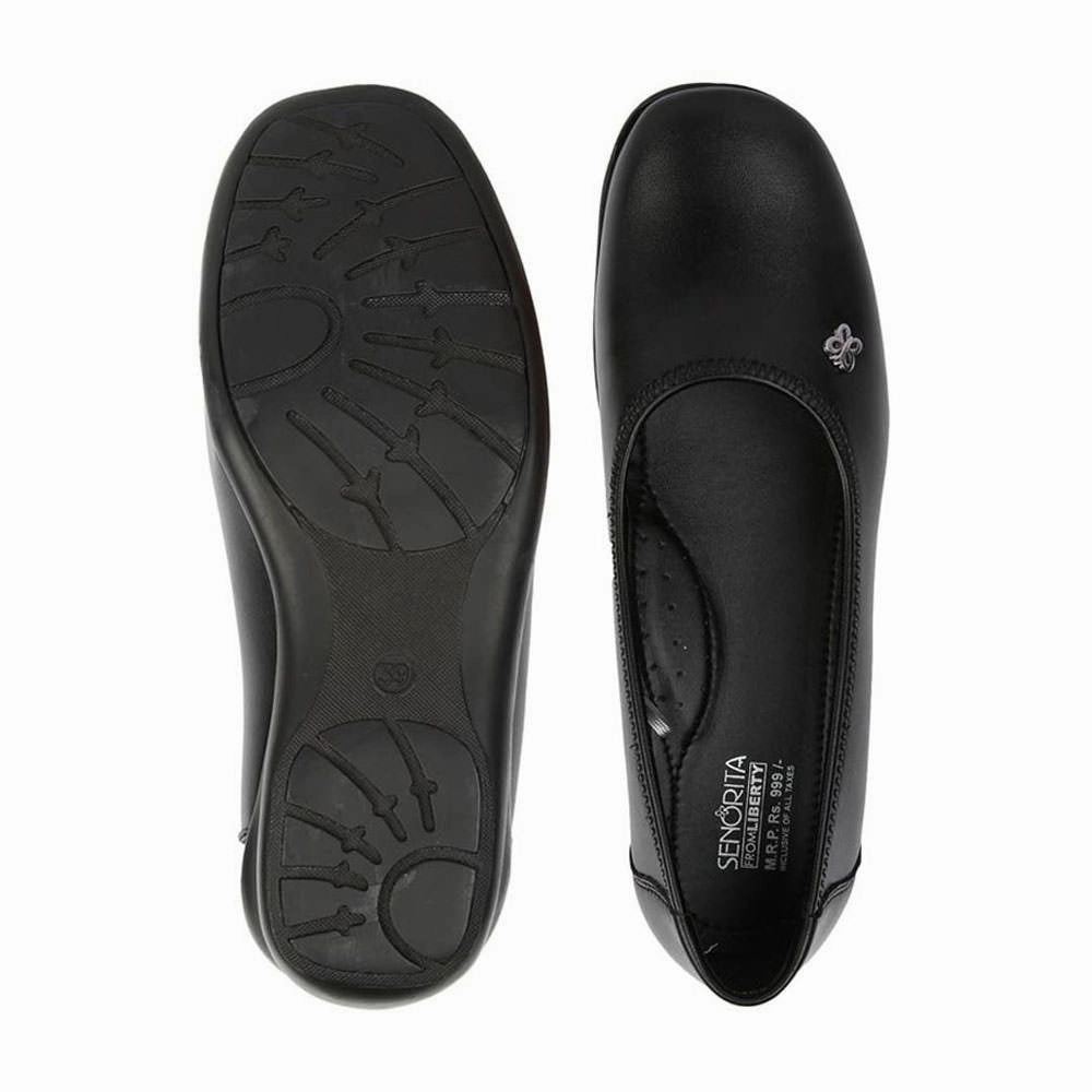 Senorita Formal Shoe Black Ballerina For Women CHASER-SF By Liberty