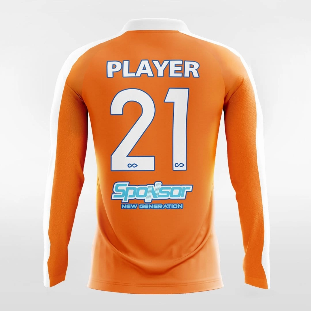 Shadow - Customized Men's Sublimated Long Sleeve Soccer Jersey