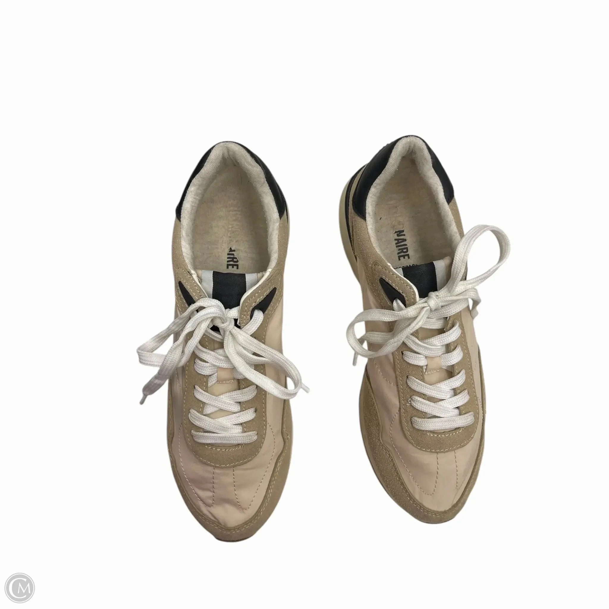 Shoes Sneakers By Cushionaire In Tan & White, Size: 8