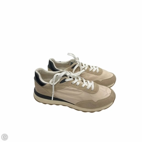 Shoes Sneakers By Cushionaire In Tan & White, Size: 8