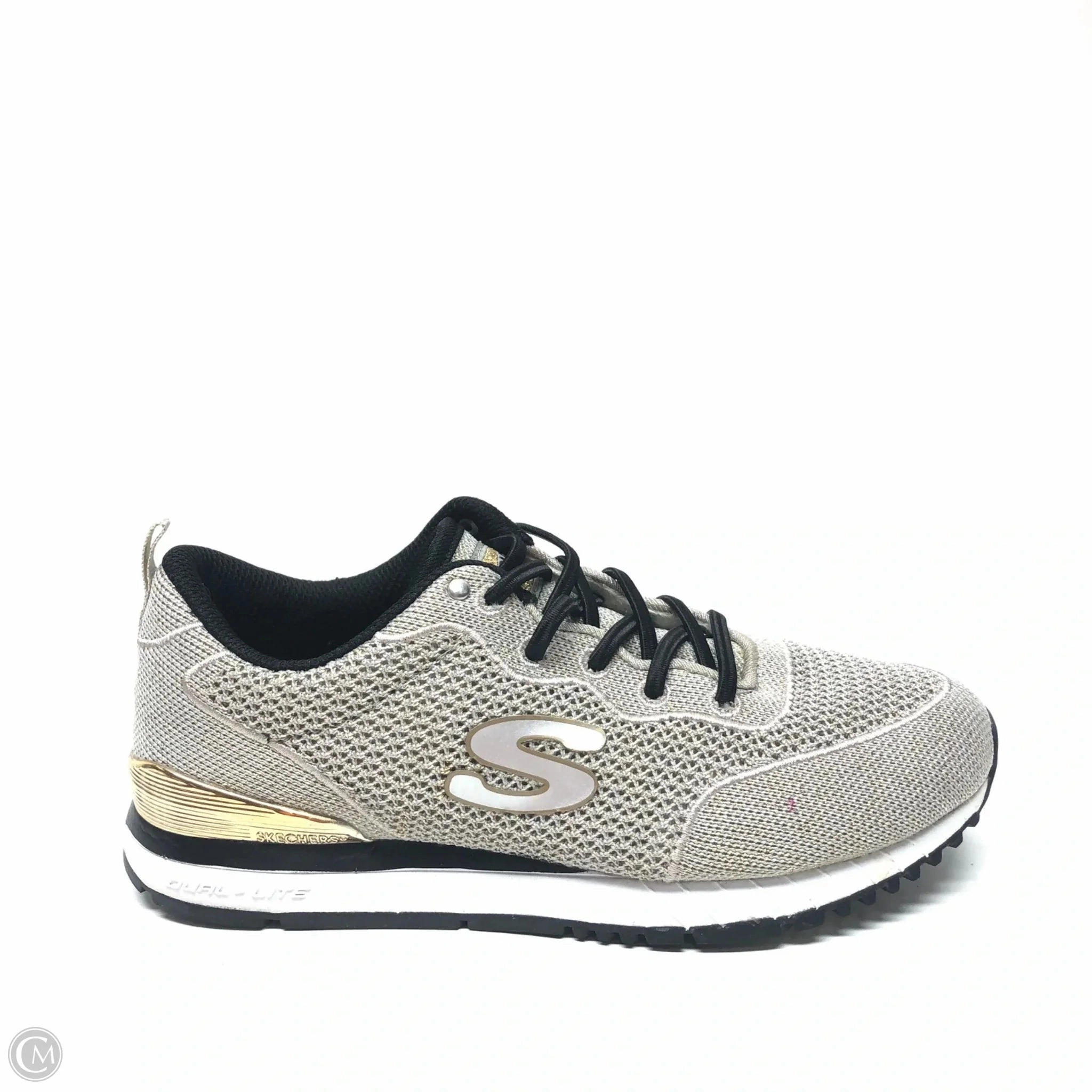 Shoes Sneakers By Skechers In Taupe, Size: 6