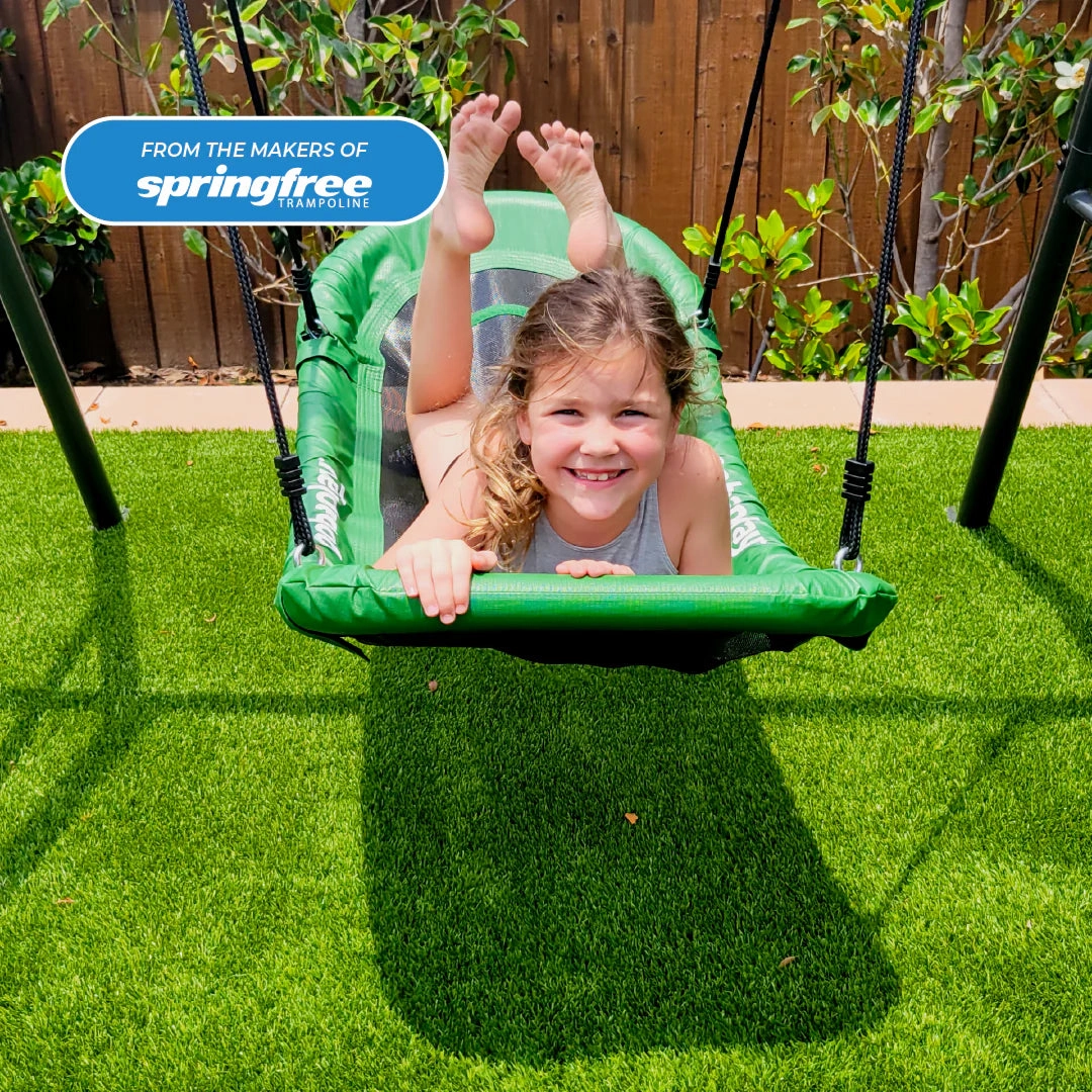 Single Swing Set With Boat Swing