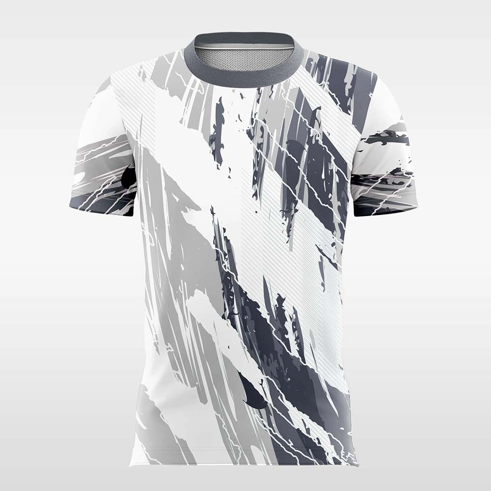 Snowy-Gorgeousness-Customized Men's Sublimated Soccer Jersey