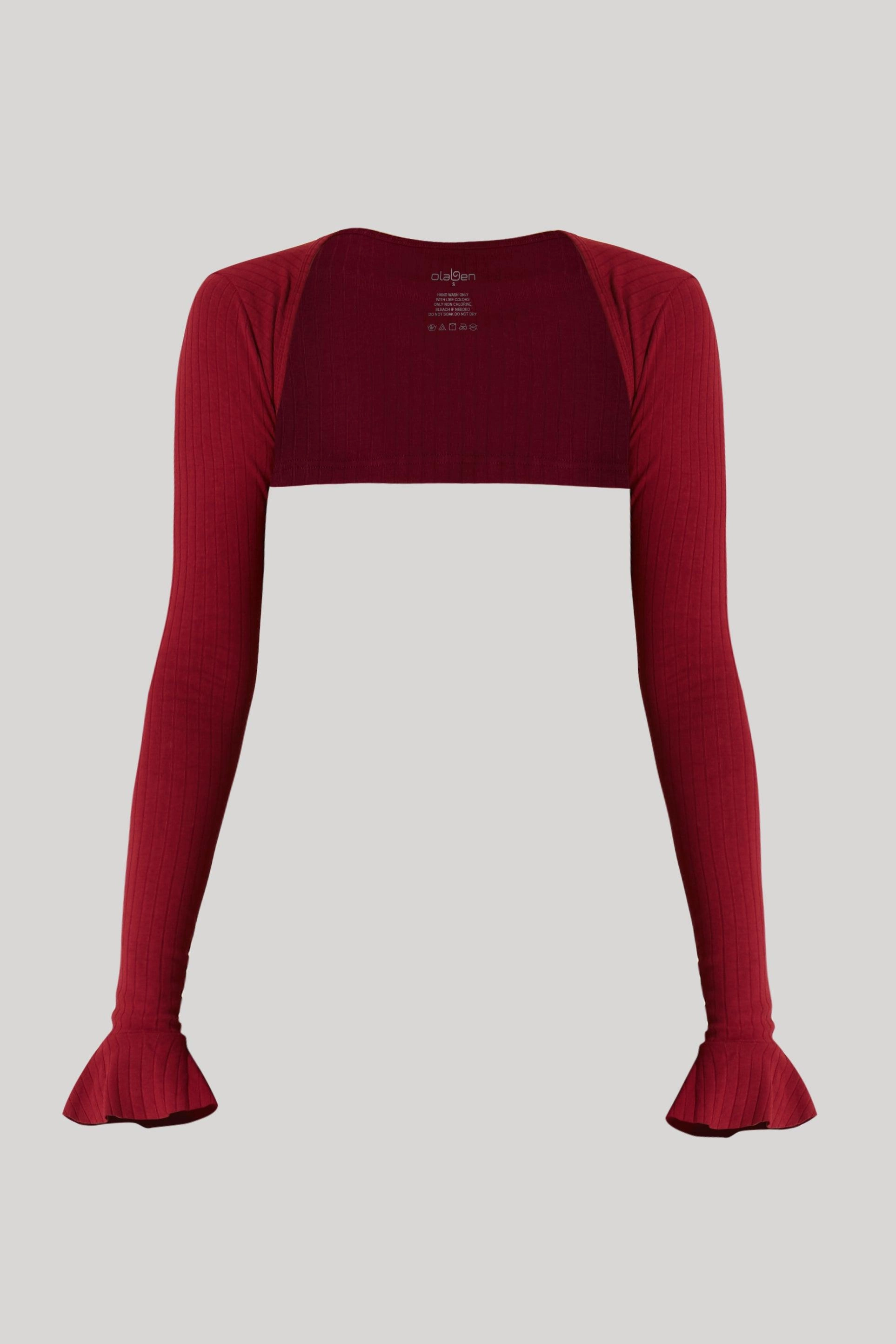 Stylized Bolero Crop - Raspberry Radiance