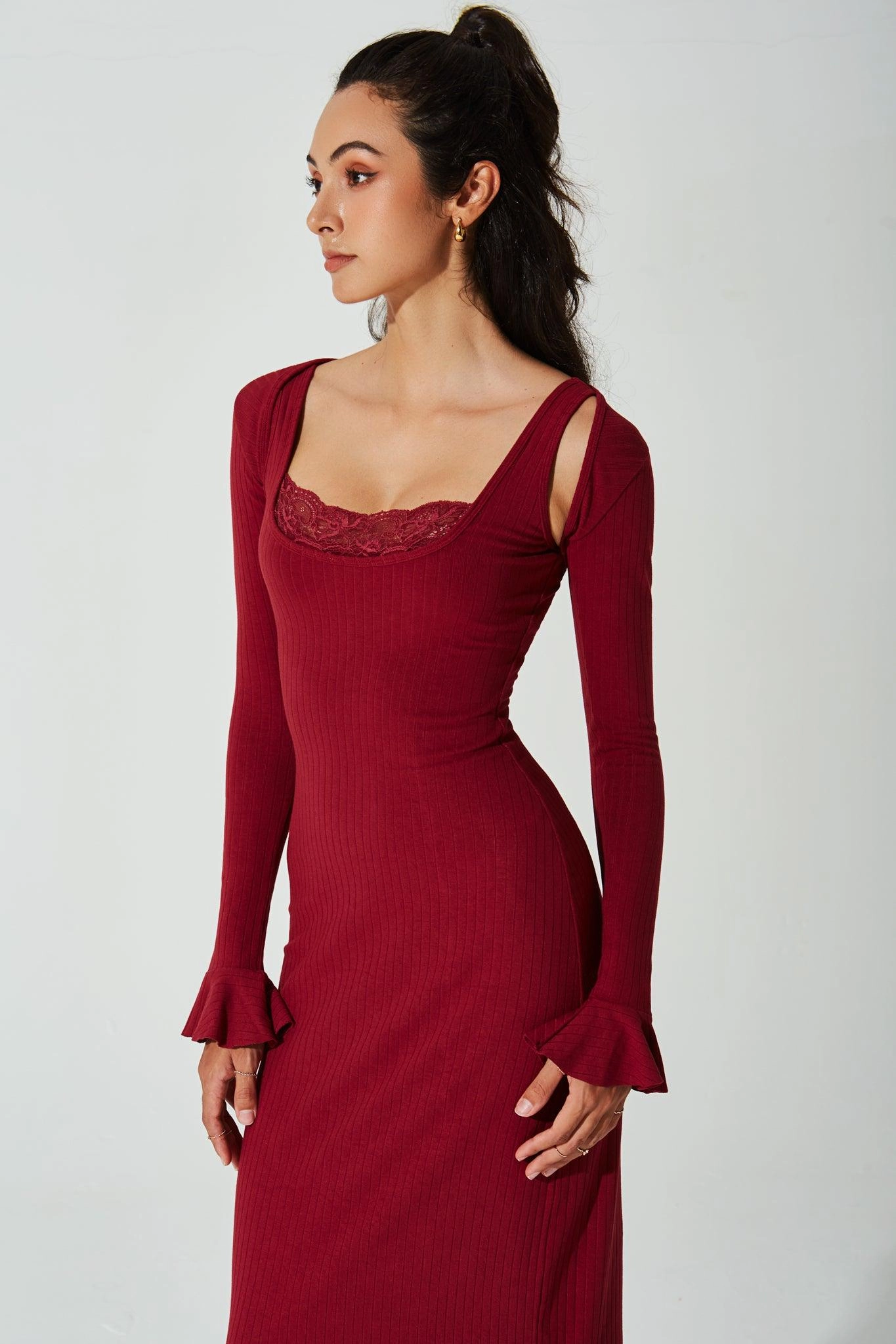 Stylized Bolero Crop - Raspberry Radiance