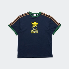 T-Shirt x Brain Dead - Collegiate Navy