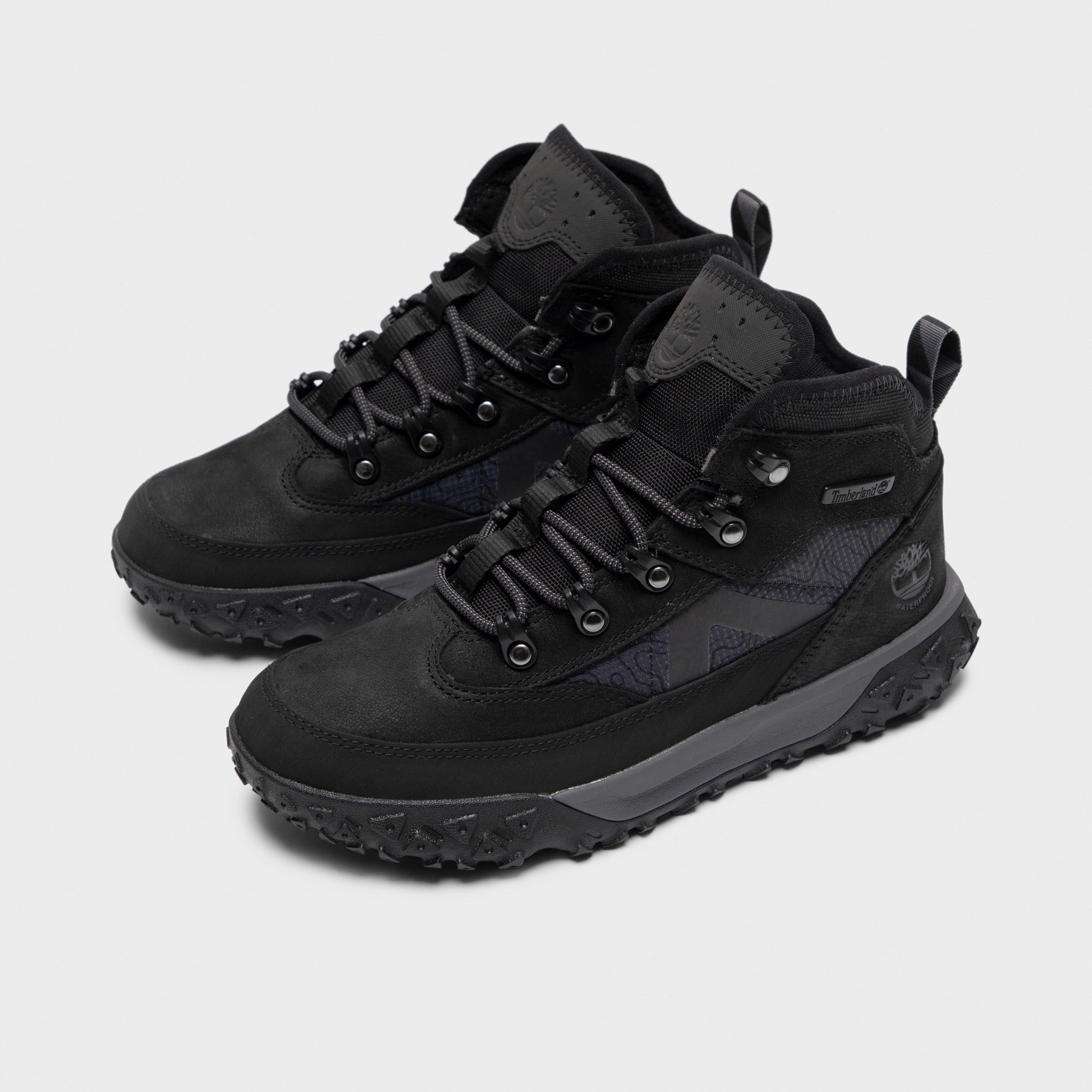 Timberland Juniors' Hiker Mid / Black