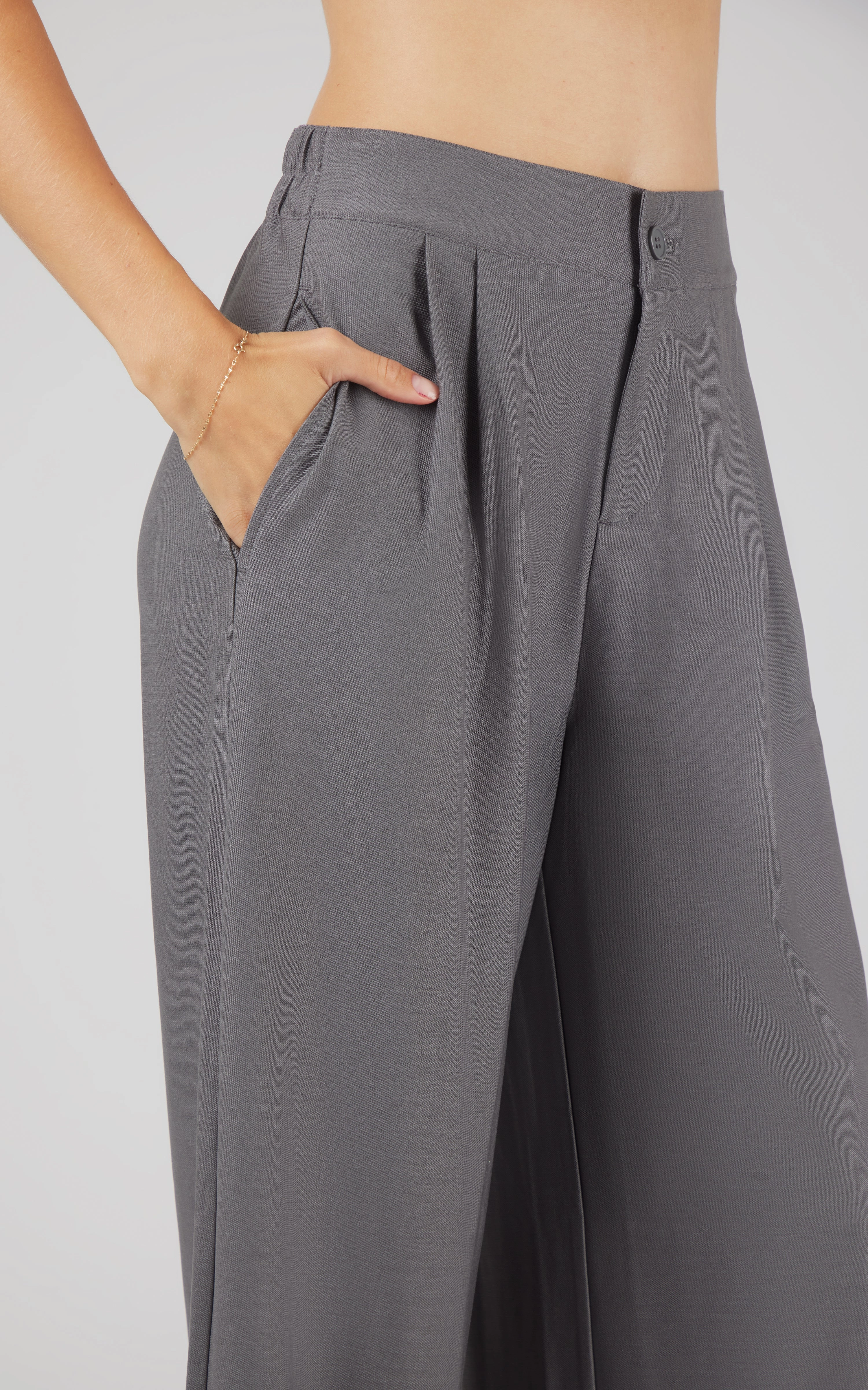 Wear to Work Denim Wide Leg Pant