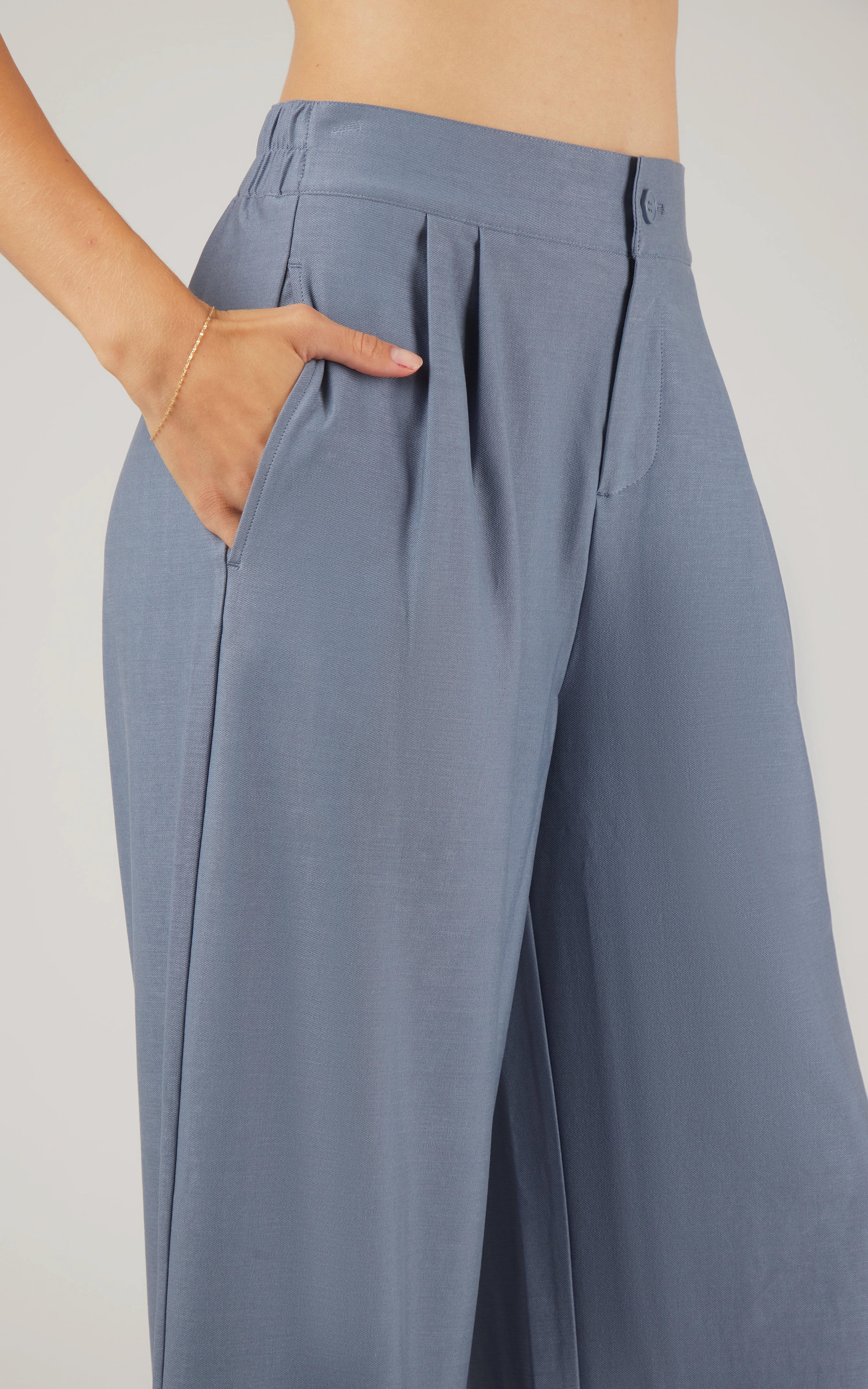 Wear to Work Denim Wide Leg Pant