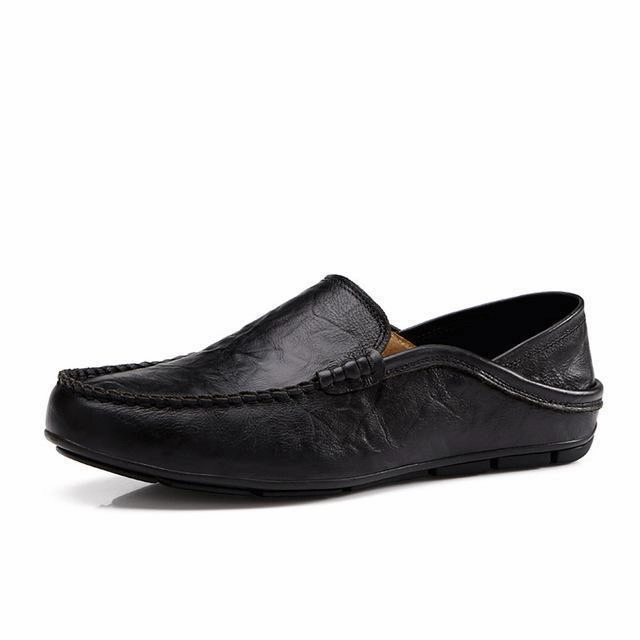 West Louis™ Autumn Leather Flats Moccasins