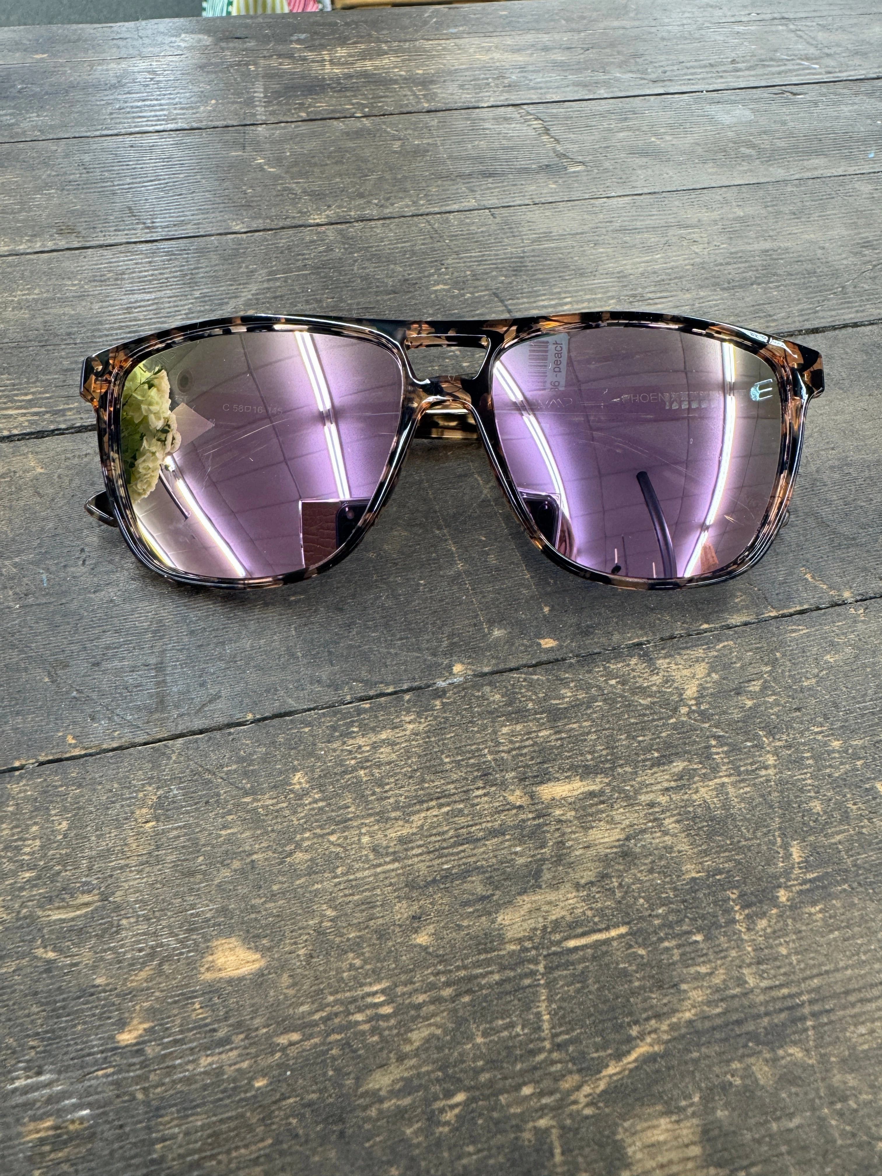 WMP Peach Lens Sunglasses