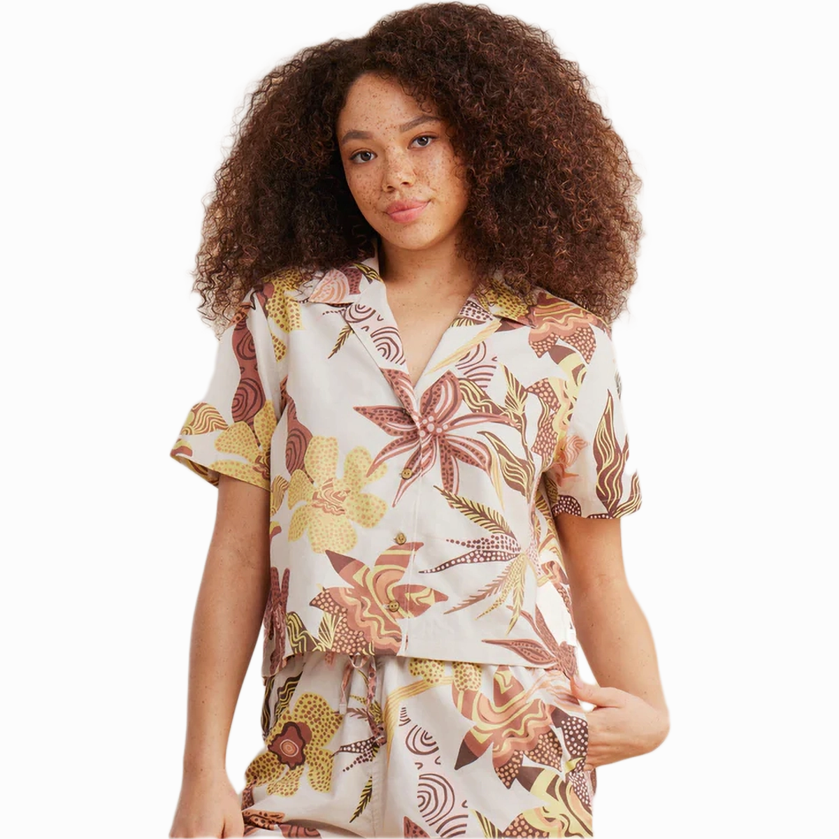 Women's Idle Camp Shirt Short Sleeve