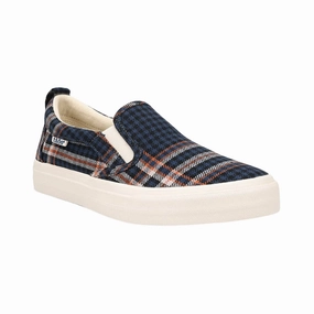 Women's Rubber Soul - Blue Plaid (Regular Width).