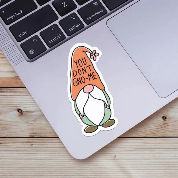 You Don't Gno-Me Sticker - Multicolor