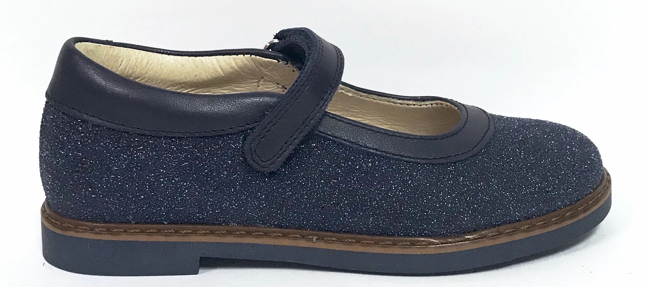 Zapeti Navy Glitter Mary Jane