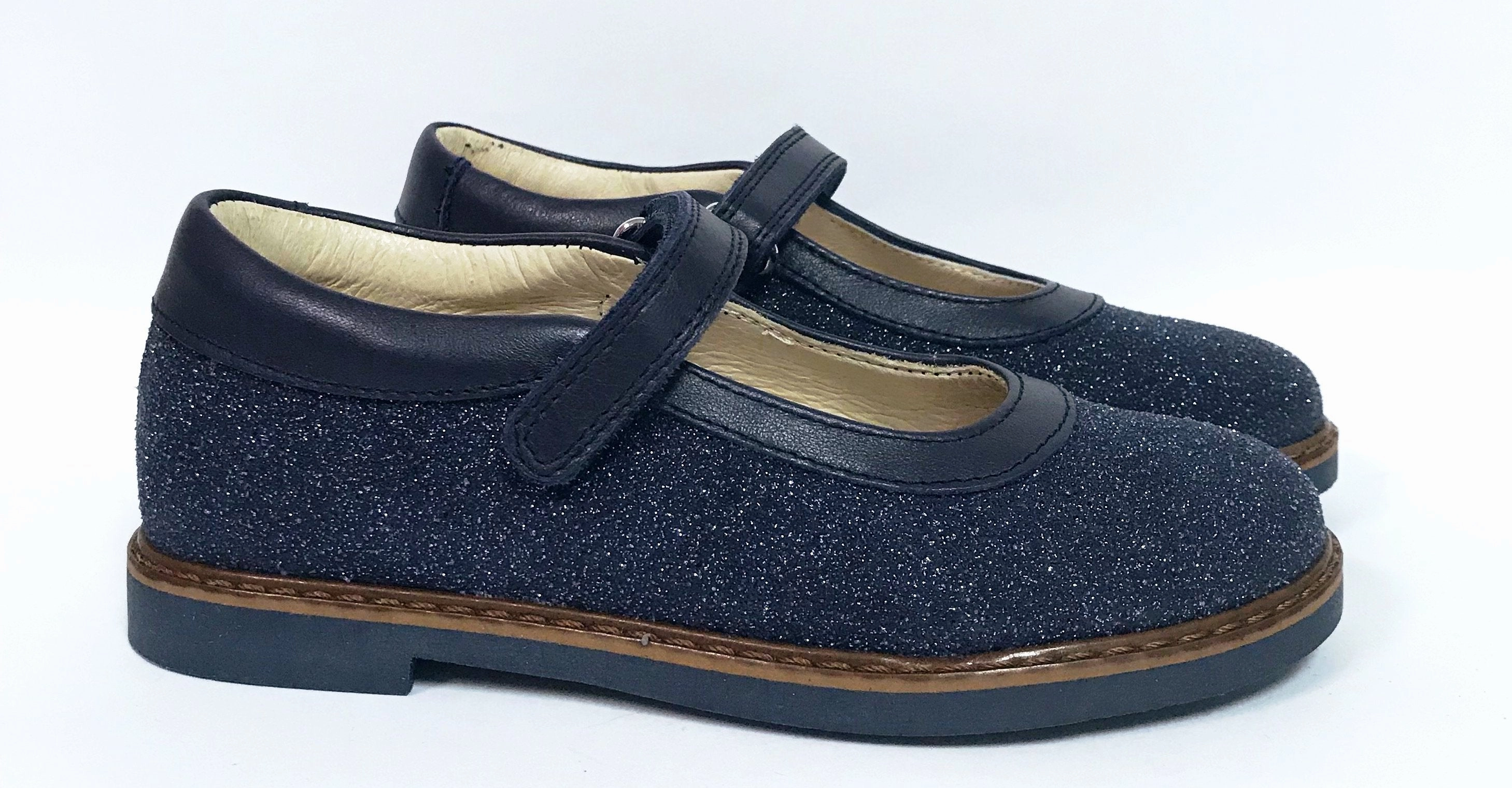 Zapeti Navy Glitter Mary Jane